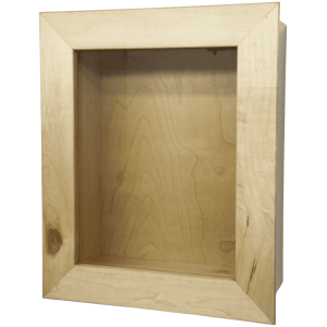 small brown maple bible cabinet
