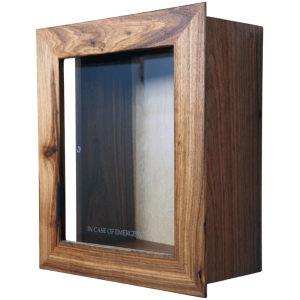 small kiaat (african teak) bible cabinet